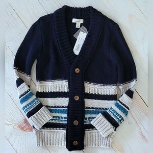 NWT Peek Kids Chunky Knit Shawl Collar Cardigan Sweater
